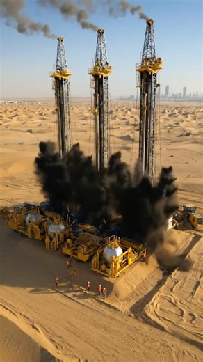 Building a Mega Oilfield: 4K Ultra-Realistic Infrastructure Visualization
