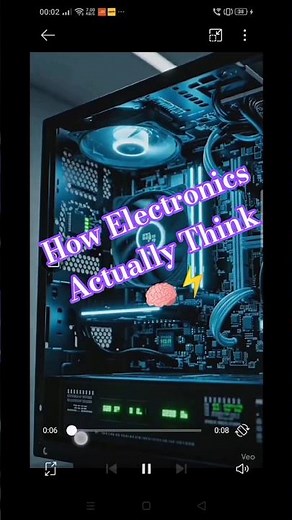 How Electronics Actually Think 🧠⚡ #shorts