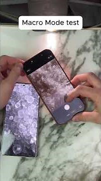 iPhone 17 Pro Max vs Galaxy S25 Ultra Macro Mode Test 🔍📱 #iPhone17ProMax #S25Ultra #macro #tech