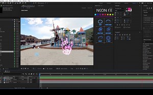 【AE霓虹灯特效包】【中文机翻使用教程】neon fx pack