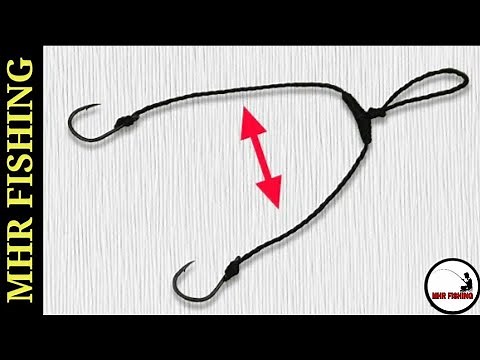 How to tie two Fishing Hooks / T-knot Fishing Tips ( T-Knot Tutorial )