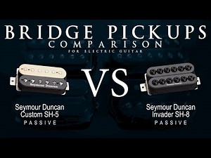 Seymour Duncan CUSTOM SH-5 vs INVADER SH-8 - Bridge Guitar Pickup Comparison Tone Demo