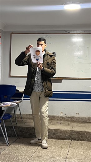 ETII Oujda 25/26 on Instagram: "Yesterday , our ETII trainee Mohammed delivered a great micro-teaching session on Jobs Vocabulary. He began with a fun drawing warm-up and rewarded students with chocolates, then introduced pictures of jobs and elicited the vocabulary in an engaging, interactive way. His performance truly reflected the spirit of the ETII program—professional, creative, and learner-centered. Proud of his growth and dedication! Wonderful job, Mohammed 👏👏"