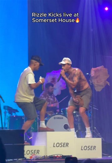 Rizzle Kicks Live Performance at Somerset House