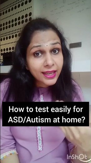 How to test easily for ASD/Autism at home? #asd#autism