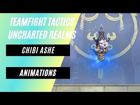Chibi Ashe Animations | TFT Set 7.5 UNCHARTED REALMS