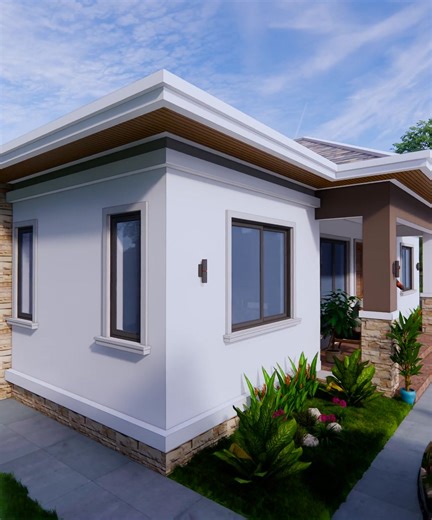 328K views · 3.1K reactions | House Plan 12x9 Meter with 3 Beds 2 Baths Hip Roof | HousePlans 3D | Facebook