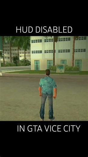 HUD DISABLED MOD. Comment your fav MOD in GTA VICE city. #gtavicecity #likeandsubscribe