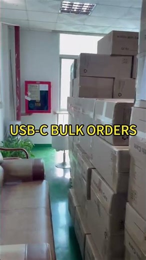 Mass Shipment Ready | USB-C Cable Bulk Order Loading Container | OEM Factory