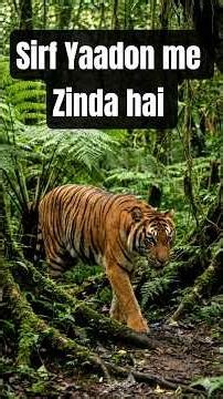 Javan Tiger | Ek Baagh Jo Poore Island Ka Raja Tha 🐯 | Extinct Tiger Story #tigerconservation #facts