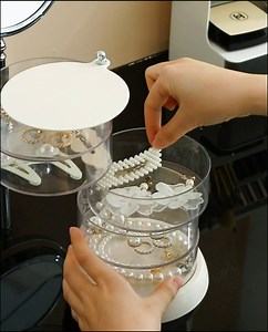 Hair Accessory Organizer: Hair Accessories Storage,Girls Hair Clip Holder and Hair Tie Storage Solution