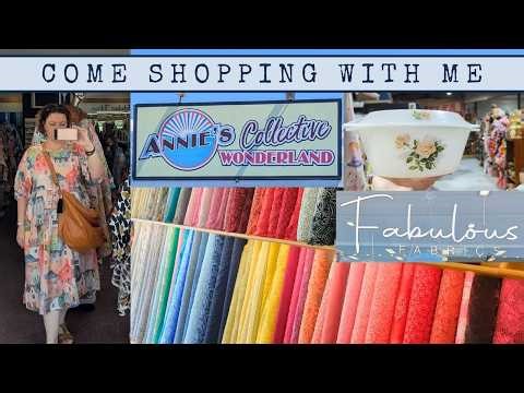 Fabric Shopping and Vintage Treasure Hunting in Perth, Western Australia 💙 Ep.19