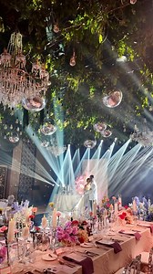 Spring in full bloom & a curated disco garden magic to celebrate Dominique & #HWBRIDE Rose’s lovely wedding night. 🪩🌷🌼 Styling & Coordination: Heavenly Weddings #heavenlyweddings #weddingsincebu | Heavenly Weddings Cebu