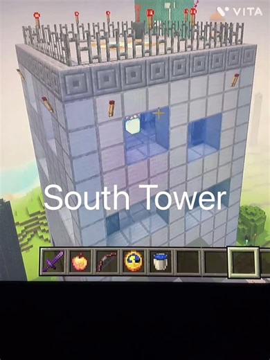 First Minecraft Video from (TstrangerGAMES)/ a city with the twin towers and fake buildings.