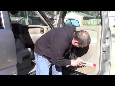2002 Tahoe door panel removal.
