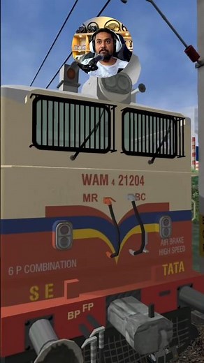 FIRST TIME SPOTTING WAM4 LOCOMOTIVE IN MSTS #shorts #gaming