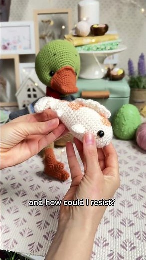 My FREE knitting pattern for this little fish is finally here! 🐟 #freeknittingpatterns #freepattern