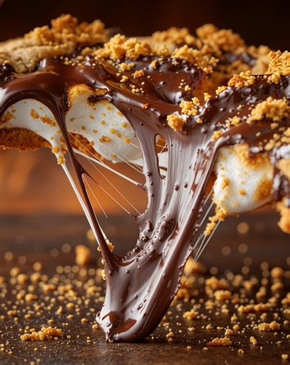 🍪One bite and the lava flows.✨ 👉 Tap “See More” to get the full recipe details! A molten twist on the campfire classic — chewy cookies bursting with gooey marshmallow and melted chocolate. 📝 Ingredients 1 cup butter, softened 1 cup brown sugar ½ cup granulated sugar 2 eggs 2 tsp vanilla extract 2 ½ cups flour 1 tsp baking soda ½ tsp salt 1 cup chocolate chunks 1 cup mini marshmallows ½ cup crushed graham crackers 👩‍🍳 Instructions Cream butter and sugars until fluffy. Beat in eggs & vanilla.