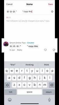 How to do the invisible name on Tiktok.#howtodo #invisible #invisiblename #fyp #smarttips