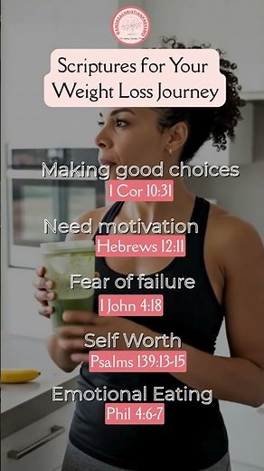 Scriptures That Will Transform Your Weight Loss Journey