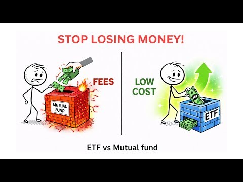 ETF vs Mutual Fund Explained using Bricks