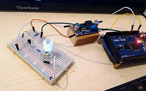 Arduino MEGA 2560 + 升压器 + S8550 + 12v LED