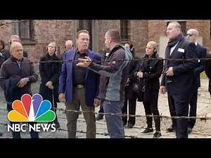 Arnold Schwarzenegger Visits Auschwitz To Highlight The Threat Of Hatred