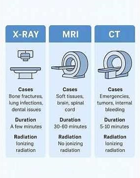 X-RAY ,MRI OR CT ?WHICH SCAN IS BEST & WHY ?