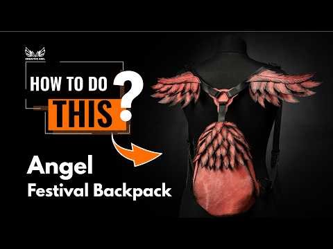 Leather Angel festival backpack DIY