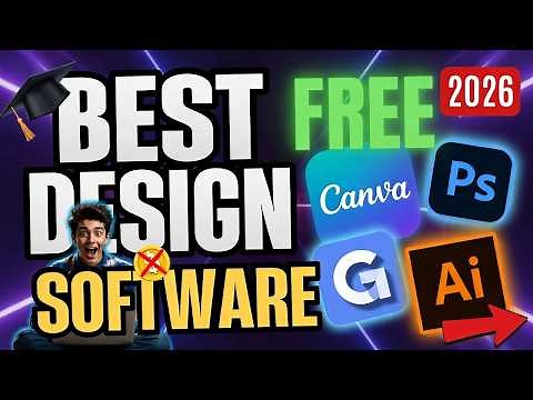 Top 5 Graphic Design Software | Free Design Software 😲