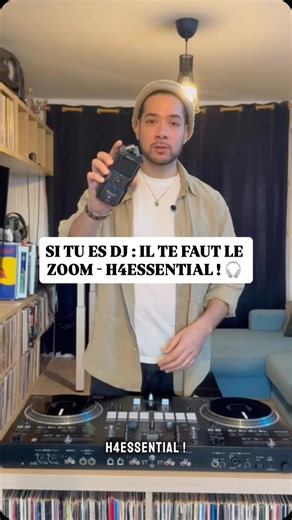 🎧 Le must-have des DJ sets en 2026 : le @zoomfrance H4essential ! Compact, autonome et ultra fiable, il capte chaque détail de tes sets, lives et backstages avec une qualité hyper pro ! 🙂‍↕️ Dedans tu as 4 pistes, des micros X/Y haute perf et des nouvelles fonctions intelligentes : en bref, c’est l’allié indispensable pour enregistrer, créer et partager sans aucun compromis ! 💥 @njoy_sama l’a adopté, à ton tour maintenant ! 🔥 #Zoom #DJ #DJSet #recorder | SonoVente.com