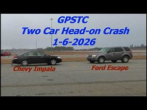 Two Car Head-On Crash Test at the GPSTC