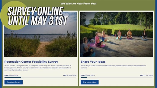 2.4K views · 12 reactions | Join the open house on April 25 from 4:30-6:30 PM at 110 Vincit Street, Centreville to make your voice heard about what you would like to see at a future Queen Anne’s County Recreation Center. If you can’t join us, visit https://berrydunn.mysocialpinpoint.com/qacstudy to join in the conversation. | Queen Anne's County Television - QACTV | Facebook