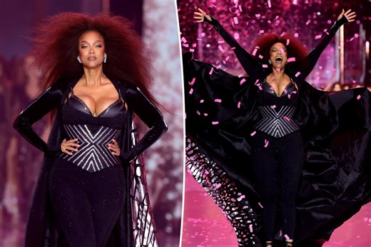 Tyra Banks closes out Victoria’s Secret Fashion Show 2024 in a bedazzled bra and corset