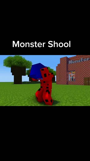 monster shool#minecraftsquared #minecrafthacks #майнкрафтер #minecraftpeice #herobrine