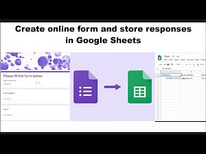 Create online form and store responses in Google Sheets