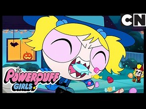 HAPPY HALLOWEEN! - BAD WITCH EATING ALL THE TREATS | Powerpuff Girls COMPILATION | Cartoon Network