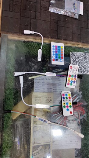 Led strip with remote control #short #shortvideo #electronic #electrical