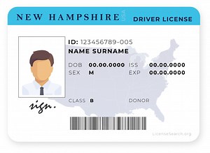 New Hampshire Driver License | License Lookup