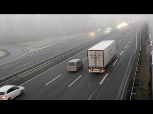 Live: Foggy German Autobahn