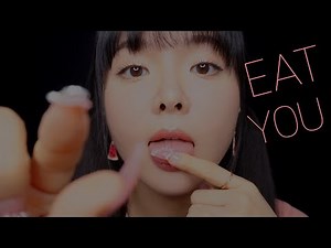 ASMR Eating You (Mouth Sounds) Plucking Negative Energy