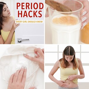 1.8M views · 1K shares | Here are a few easy PERIOD HACKS that will make that time of the month so much EASIER! | Glamrs | Facebook