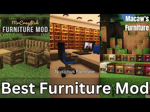 Comparing 3 Furniture Mods - Minecraft