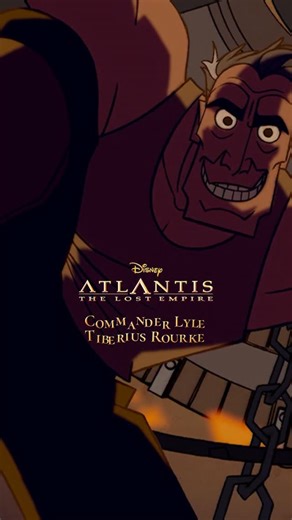 Disney on Instagram: "Commander Rourke came to Atlantis for discovery but left destruction. Stream Atlantis: The Lost Empire on @disneyplus."