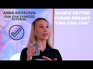 Anna Kovalova | Cha Cha Basics | Cuban Breaks | Practice at Home | How to dance latin