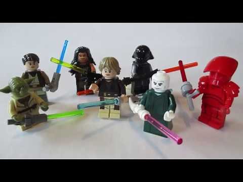 Custom LEGO Lightsaber Hilts + Tutorials