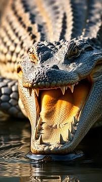 The Jaw-Dropping Feeding Habits of Saltwater Crocodiles