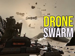 Space Engineer's - AI Drone Swarm Destroys Everything