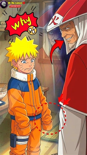 Why Naruto Never Changed His Pants From Childhood to Adulthood? #naruto #anime #shorts #jiraiya