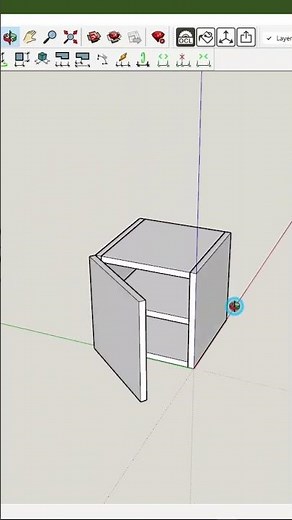 Je vous montre comment créer un meuble très basique sur SketchUp et générer un calepinage.